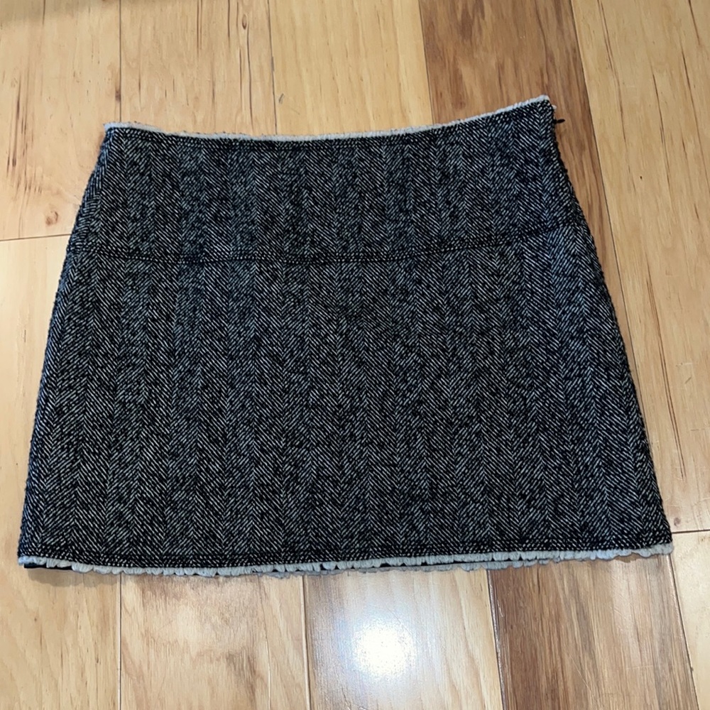 COPY - J.Crew wool herringbone miniskirt